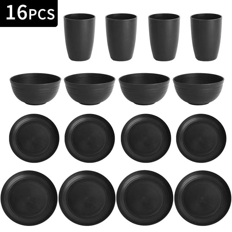 Black Dinnerware Set
Modern Ceramic Plate Bowl Cup Set
Luxury Tableware Collection
Elegant Dining Set for Home
Boxed Dish and Cup Set