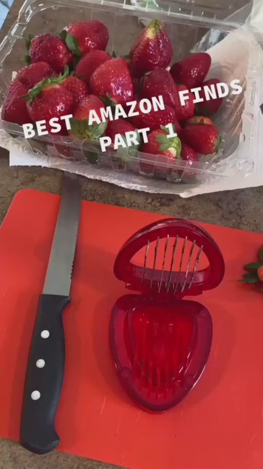 Strawberry Slicer Kitchen Tool
Fruit Cutter and Carving Tool
Plastic Strawberry Cutting Gadget
Fruit Slicing Kitchen Accessories
Manual Strawberry Cutter